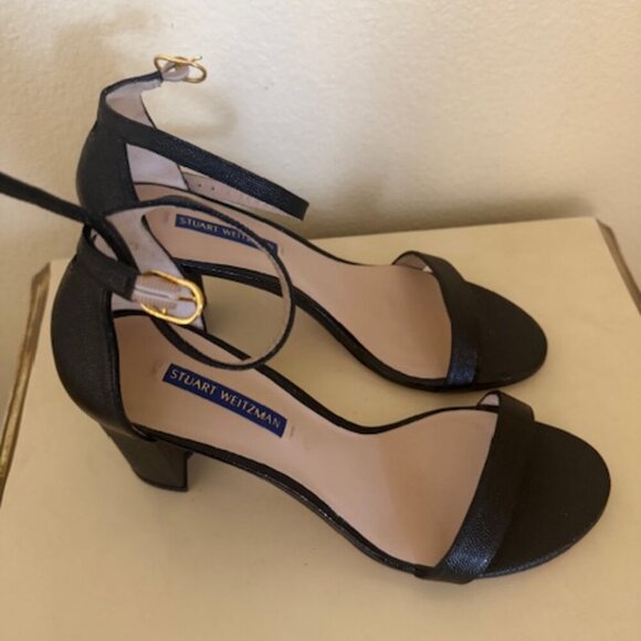 Stuart Weitzman Women's Nearlynude Heeled Sandal - Picture 2 of 5